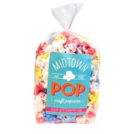 Red, Blue, Yellow, Black 🔴🟡⚫️🔵 Celebration Popcorn | Gourmet Midtown Pop