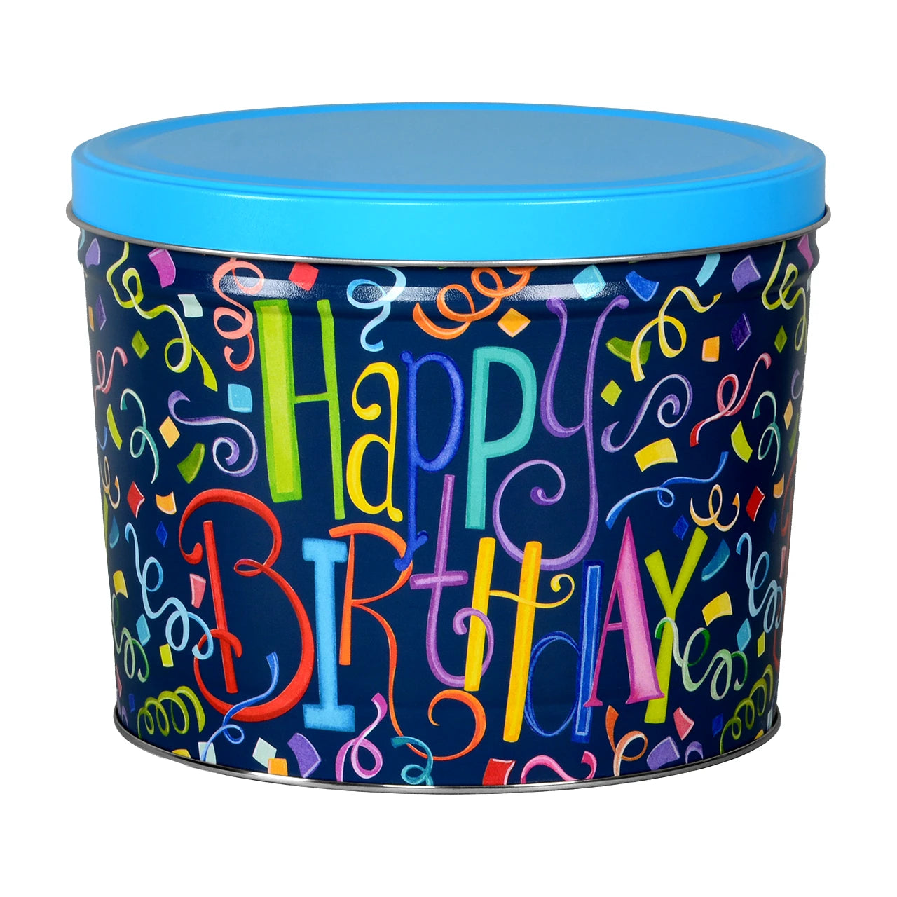 2 Gallon - Birthday 🥳 - Gourmet Popcorn Tin