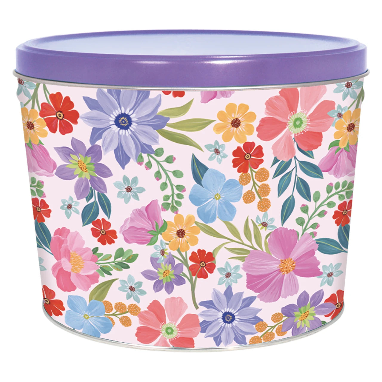2 Gallon - Spring Blooms 🌸 - Gourmet Popcorn Tin