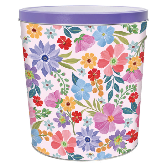 3.5 Gallon - Spring Blooms 🌸 - Gourmet Popcorn Tin