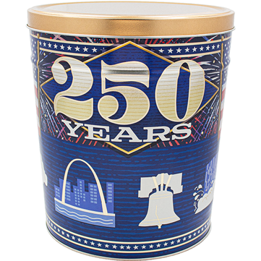 3.5 Gallon - USA 250th 🇺🇸 - Gourmet Popcorn Tin