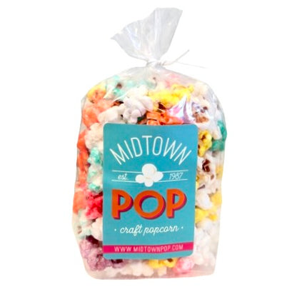 Pink, Turquoise, Yellow, Lavender, Coral 🩷🩱🟡💜🪸 Celebration Popcorn | Gourmet Midtown Pop