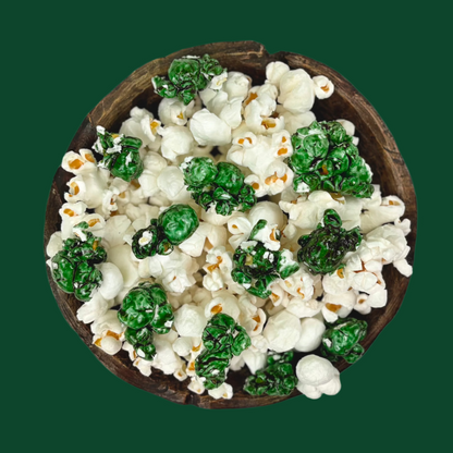 Dark Green & White 🫑⚪️ Celebration Popcorn | Gourmet Midtown Pop