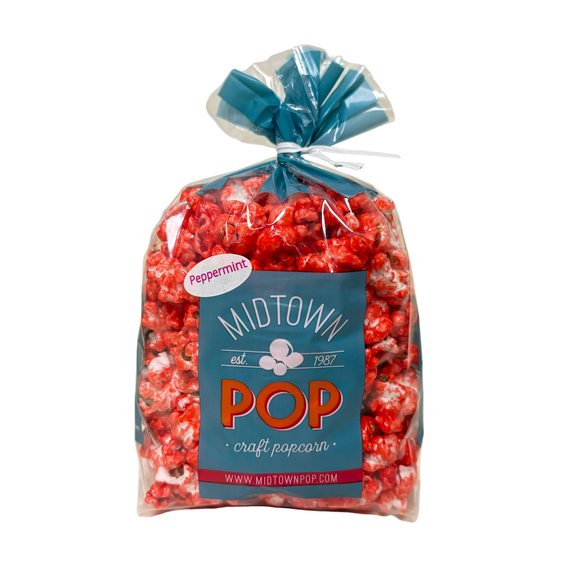peppermint flavor popcorn midtown pop gourmet sweet peppermint