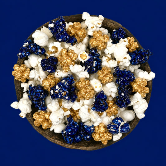 Dark and Gold Blue Team 🏀 🏈 ⚾️ 🏒 ⚽️ Gourmet Popcorn
