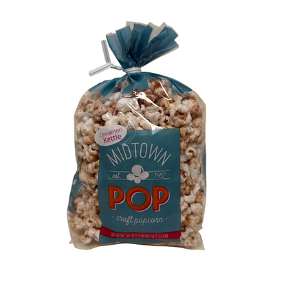 Bag of Midtown Pop craft Cinnamon Kettle Corn popcorn