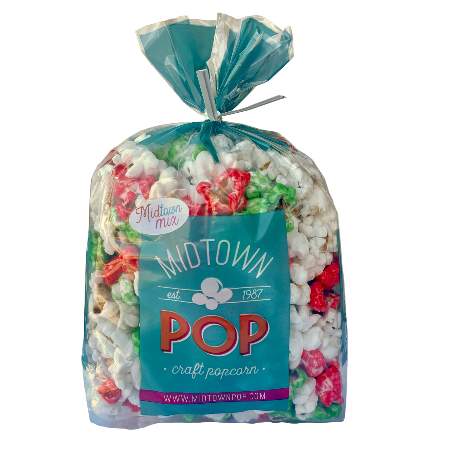 Midtown Pop Red, white, green, christmas midtown mix confetti craft popcorn
